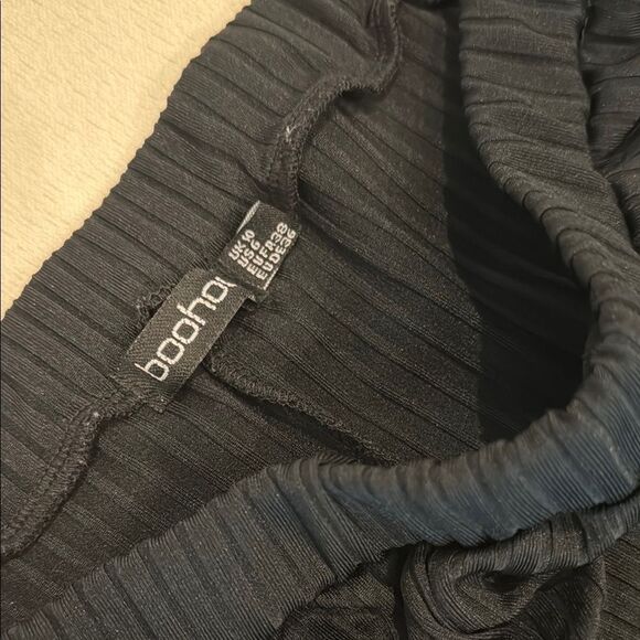 Black Ribbed Pants like new - Picture 3 of 3